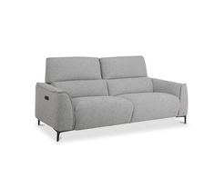 The Svana Power Reclining Sofa comes ready with features specially designed to provide excellent seating support. This reclining sofa showcases power headrests, a conveniently-placed USB port, and a headrest that moves up, down, and front to back, thus bringing you optimal comfort while seated. Contemporary in style, this sofa features minimalistic metal legs and a slightly curved arm. The raised piping details lend this piece a designer-quality polish, making it ready to complete your home or o Sofa Headrest, Colorado House, Hardwood Plywood, Power Reclining Sofa, Colorado Homes, Office Seating, Gray Sofa, Cleaning Upholstery, Power Recliners