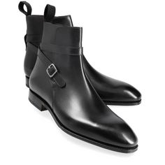 JODHPUR BOOTS IN BLACK BOXCALF Jodhpur Boots Mens Outfit, Luxury Men's Ankle Martin Boots, Luxury Leather Lined Men's Ankle Boots, Luxury Men's Leather Lined Ankle Boots, Cordovan Shoes, Jodhpur Boots, Men's Boots, Jodhpur, Handmade Shoes