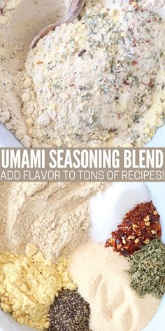 Umami is a savory flavor, found in meats and broths, and also in mushrooms and onions. In this gluten free and vegan Umami Seasoning blend recipe, ground mushrooms are combined with onion powder, ground mustard and other spices to create a deep, rich flavor, perfect for adding to thousands of recipes! Mushroom Seasoning Powder, Vegan Umami Recipes, Mushroom Seasoning Recipes, Dried Dip Mix Recipes, Asian Seasoning Blend, Copycat Seasoning Mixes, Kinders Seasoning Recipes, Veggie Seasoning