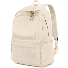 Great Backpack For School Has Enough Room For College Student Class Essentials. Perfect Size Large Corduroy Backpack: 17*12*6inch(H X L X W), Fits For 15.6 Inch Laptop And Big Folders. Capacity:24l. Suitable For Middle Schooler, High Schooler, College Students, And Workers. Multiple Pockets And Compartments.This Beige School Bag For Teen Girls Has A Roomy Main Pockets, Which Can Carry All Of Your Textbooks, Lunch, Binders Anything You May Need,Especially The Compartment For Large Laptop. The Fro College Backpacks, Minnie Mouse Backpack, Cloth Tote Bag, Aesthetic Backpack, Backpacks For Women, Tote Outfit, Backpack For Teens, Bags For Teens, College Bags