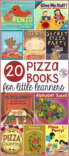 the cover of 20 pizza books for little earners