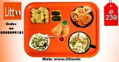 an orange tray with different foods on it and a price tag hanging from the side