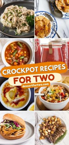 Don't miss out on the BEST crockpot recipes for two! There are lots of small batch slow cooker recipes here. Not only will you find easy dinner recipes for two on your next date night, but also crockpot meals you can freeze! Crockpot Chicken Recipes For One Person, Personal Crockpot Recipes One, Easy 2 Person Crock Pot Meals, Crockpot For Two Easy, Small Crockpot Recipes For Two Chicken, Small Slow Cooker Recipes For One, Recipes For 2 Quart Crock Pot, Easy Mini Crockpot Recipes, Slow Cooker For 2