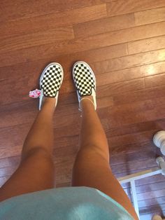 Slip-on Sneakers By Vans, Vans Slip On Outfit Checkerboard Women, Vans Slip On Outfit Checkerboard, Vans Platform Slip-on Sneakers, Checkered Vans Aesthetic, Vans Slip On Shoes, Vans Slip On, Stockholm Fashion