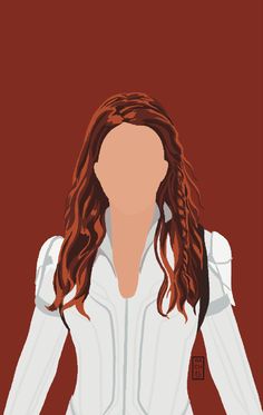 a woman with long red hair wearing a white jacket