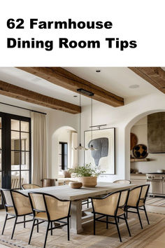 Modern Farmhouse Dining Room Inspiration_ Creating a Space with Character and Comfort