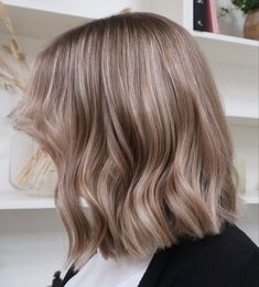 Fawn Blonde Hair, Muted Blonde Balayage, Dirty Blonde Short Hair Shoulder Length, Dark Blonde Long Bob, Honey Beige Hair, Toffee Blonde Hair, Ashy Blonde Bob, Light Spring Hair Color, Honey Bronde Haircolor