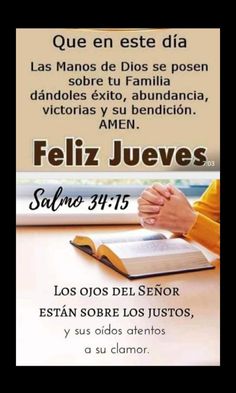 a poster with the words feliz jeves written in spanish