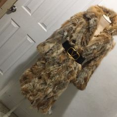 It Has No Name But Is Beautiful And Comfortable And Still Strong Vintage Gold Outerwear For Fall, Brown Fur Coat With Faux Fur Lining For Spring, Brown Faux Fur Lined Coat For Spring, Spring Brown Fur Coat With Faux Fur Lining, Fur Jacket Women, Big Girl Fashion, Big Girl, No Name, Fur Jacket