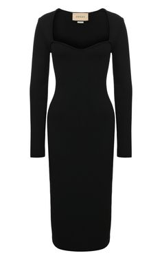 Stretch Viscose Bodycon Dress Gucci Gucci Black Dress, Gucci Dress, International Clothing, Guccio Gucci, Runway Dresses, Black Jersey, Fashion Inspiration Design, Dress Brands, Dresses For Sale