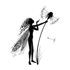 a woman holding a dandelion in her hand and blowing it on the wind