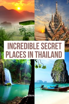 Not many know about the hidden gems in Thailand. Beyond the bustling Bangkok, Phuket, Koh Phi Phi, Chiang Mai, and Pattaya is a country that receives fewer travelers. There are still some secret places in Thailand to experience tropical paradise yet. Best Places In Thailand, Bangkok Hidden Gems, South Thailand