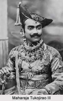 an old photo of a man in costume