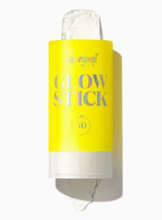 Glow Stick Sunscreen and Highlighter SPF 50 Super Goop, Stick Sunscreen, Everyday Sunscreen, Body Highlighter, Tanning Sunscreen, Sunscreen Stick, Glow Stick, Facial Sunscreen, Sunscreen Spf 50