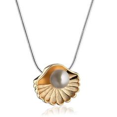 Ladies always look for a change when it comes to choosing accessories. They check for comfort and expect to bring the real majestic into their accessory. The Cremation Pendant Sea Shell Pearl Gold Vermeil Two Tone is an excellent choice to reckon as the style of this cremation pendant is so convincing. Features & Benefits Jewelry Type – Pendant with Chain Material – 925 Silver Shape – Sea Shell Shaped with Curved Edges Finish – Glistening Rhodium Plating Accessory – 20” long Snake Chain Pack Long Snake, Pendant With Chain, Sea Shell, Snake Chain, Gold Vermeil, Sea Shells, Two Tone, 925 Silver, Shells