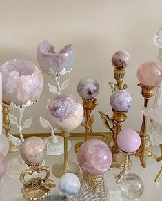 Crystal Collection Display, Crystal Room Decor, Goddess Provisions, Crystal Room, Crystal Vibes, Displaying Crystals, Crystal Holder, Crystal Garden, Crystal Aesthetic