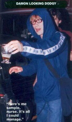 a man in a blue hoodie is holding onto a beer glass with the caption'there's me sample it's all i could be if i could not manage