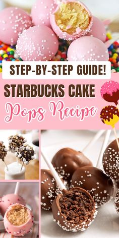 step - by - step guide to make starbuck's cake pops recipe