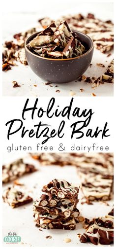 holiday pretzel bark gluten free and dairy - free recipe for the holidays