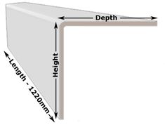 the width of a door frame is shown with an arrow pointing up to it's left