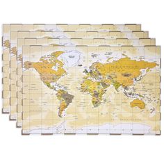 PRICES MAY VARY. Pack of 50 rectangle disposable world map paper place mats. This place mat resembles a map in blue colors that greatly enhances your table decor! Plus, these disposable party place mats will make it easy to clean up after the event is over. Use under the trays and bowls of food for extra holiday accent. Accent your fine china or dinnerware with a touch of travel adventure-inspired style with the paper world map Place mat. Perfect for graduation, bridal shower, retirement, or bir Dinner Party Decor, Fall Placemats, Travel Party Theme, Placemats Kids, Map Paper, Globe Travel, Classroom Art Projects, Travel Globe, Paper Place