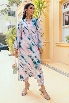 Nureh NU2-121 Ballerina Printed Collection Elegant Patterned Spring Sets, Fitted Patterned Lawn Suit For Summer, Elegant Pink Printed Set, Elegant Fitted Patterned Lawn Suit, Elegant Patterned Lawn Suit For Spring, Elegant Pink Sets With Digital Print, Elegant Spring Patterned Lawn Suit, Fitted Printed Lawn Suit For Spring, Spring Printed Fitted Lawn Suit