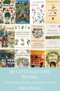 20 cottage books to imagine a simple copy - in nature to enjoy therapy by the author