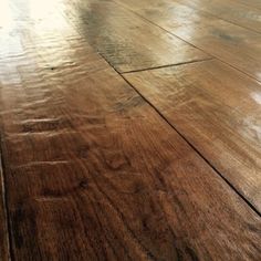 a wooden floor that has been cleaned and polished