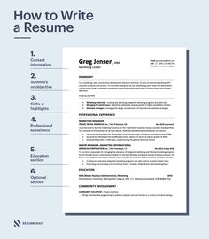 a professional resume template with the words how to write a resume in two different languages