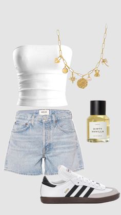 Outfit Upgrade, Casual Preppy Outfits, Outfit Inspo Casual, Vibe Clothes, Girls Summer Outfits, Outfits Verano, Casual Chic Outfit, Cute Everyday Outfits, Cute Simple Outfits