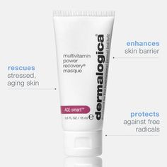 Multivitamin Power Recovery Masque, Anti-Aging Mask | Dermalogica® Dermalogica Multivitamin Power Recovery Mask, Dermalogica Microfoliant, Dermalogica Sunscreen, Dermalogica Moisturizer, Dermalogica Skin Smoothing Cream, Reactive Oxygen Species, Anti Aging Mask, Linoleic Acid, Licorice Root Extract