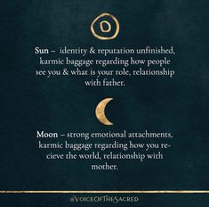 a poem written in gold on a black background with an image of the moon and crescent