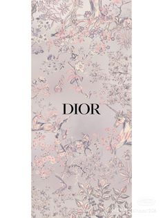 the front cover of dior's spring 2013 campaign, featuring an image of birds and flowers