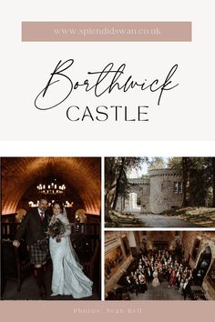 Borthwick castle wedding venue Swan Photo, Luxury Castle