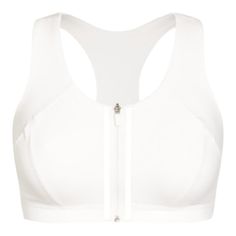 No Workout Is Complete Without The Zip Sports Bra. Featuring A Functional Zip Front And Wire Free Support, This Sports Bra Is A Must In Every Lingerie Drawer. Key Features Include: - Wire-Free - Breathable Perforated Mesh Lining - Thick Straps & Racer Back Design - Workable Zip Front Closure - Hi-Vis Stripe Detail - Elasticated Hemline - Stretch Fabrication Content Microfiber: 70% Nylon, 30% Elastane. Cup Lining: 90% Polyester, 10% Elastane. Exclusive Of Trims. Care Wash Separately Before Use Co Front Zip Sports Bra, Lingerie Drawer, White Sports Bra, Back Design, Racer Back, Women's Intimates, Sports Bra, Bra, Women Shopping