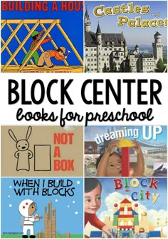 books for preschool and homeschool with the title block center