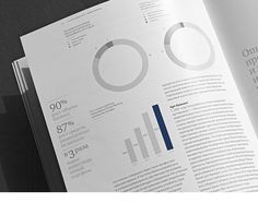 an open book with diagrams and graphs on it's cover, sitting on top of a table