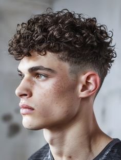 French Crop Curly Hair Men, Curly French Crop, Low Taper Fade Haircut Curly Hair, Haircuts For Curly Hair Men, Curly Taper, French Crop Hair Men, Shorter Hairstyles, Undercut Curly Hair