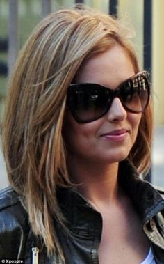 long bob w/ layered bangs.. Angled Haircut, Layered Bangs, Hair Styles 2014, Legally Blonde, Long Bob Hairstyles, Long Bob, Hair Envy, Hair Today