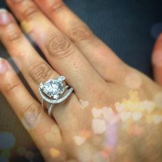 This 3ct Luxury has found a good home! Lucky girl  . Luxury Engagement Ring, Ring Enhancers, Bling Things, Luxury Engagement Rings, Set Rings, Rings Luxury, Light Sun, Contemporary Engagement Rings, Safety Net