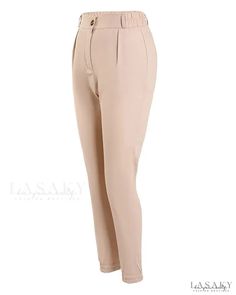 Lasaky - High Waisted Casual Pants with Pocket Buttons Cami Set, Bodycon Fashion, Casual Trousers, Button Design, Knit Set, Color Khaki, Dress Accessories, Outerwear Jackets, Plus Size Dresses