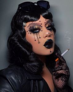 Halloween Editorial, Halloween Shoot, Cosmetic Inspiration, Drag Make-up, Character Clothes, Tomboy Hairstyles, Alt Makeup