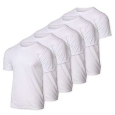 Introducing the Real Essentials Boys Mesh Short Sleeve Shirts 5-Pack - the ultimate addition to your child's wardrobe! Our shirts are designed with your active child in mind, featuring a comfortable crew neck and made from premium quality materials that are perfect for any sport or physical activity. Each pack includes five stylish and versatile tops in a range of colors, including black, white, red, blue, navy, grey, and green, giving you endless mix and match options for your child's outfits. Don't Settle For Less, Stretch Mesh Fabric, Workout Games, Athletic Performance, 4 Way Stretch Fabric, Crew Shirt, Weight Training, Big & Tall, Physical Fitness