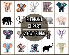 Halloween Elephant, Elephant Png, Elephant Clipart, Elephant Svg, Elephant Artwork, Elephant Silhouette, Artwork Watercolor, Christmas Elephant, Baby Elefant