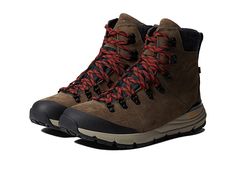 Danner 7 Arctic 600 Side-Zip 200G - Men's Shoes : Brown/Red 1 : The Danner 7 Arctic 600 Chelsea 200G lace-up winter boots are perfect for all your winter activities. Style numbers: 67331 (Jet Black) and 67330 (Brown/Red). Mid-profile hiking boot features a durable suede upper with a 100% waterproof Danner Dry liner that pulls moisture away from the skin to keep feet in exceptional comfort. 200g PrimaLoft Gold Insulation offers excellent insulation for repeated compression and durability, to keep Rugged Lace-up Hiking Boots, Outdoor Work Boots Lace-up, Winter Gore-tex Lace-up Work Boots, Round Toe Waterproof Boots With Laces For Outdoor Work, Waterproof Round Toe Boots With Laces For Outdoor Work, Waterproof Boots With Laces For Outdoor Work, Gore-tex Boots With Laces And Round Toe, Rugged Hiking Boots With Lacing, Rugged Outdoor Hiking Boots With Lacing