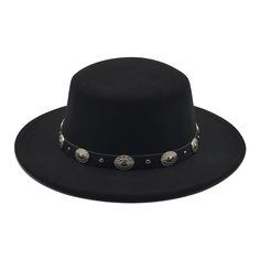 PRICES MAY VARY. QUALITY WIDE BRIM FEDORA HAT:Made of 65% cotton and 35% polyester,keep warm in spring,autumn,winter,comfortable and breathable.well made and durable for all day wear. ADJUSTABLE MEN’S & WOMEN’S FEDORA: Hat Circumference: 57cm/22.44", Brim Width: 7cm/2.75" CLASSIC FLAT TOP HAT:Black, classic color can never go wrong, you can match any clothes and attend any occasion. It is a perfect birthday gift or Christmas gifts. PRACTICAL -- This wide brim flat top hat is perfect for Opera co Fedora Hats For Women, Flat Top Hat, Pork Pie Hat, Church Hat, Fedora Hat Women, Hat Wide Brim, Pork Pie, Fedora Hats, Wide Brim Fedora