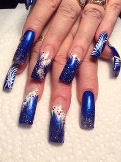 Simple beauty Enid Nails, Curved Nails, Airbrush Nails, Long Nail Designs, Beautiful Nail Designs, Hot Nails, Nail Art Galleries, Luxury Nails, Fabulous Nails