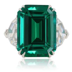 For Sale on 1stDibs - Platinum emerald ring features 11.14 carat of an emerald set in a setting with 1.78cts shiled 2 stone agl certified Colombian Emerald Ring, Smaragd Ring, Emerald Wedding Rings, Emerald Wedding, Platinum Diamond Rings, Emerald Diamond Ring, Colombian Emeralds, Emerald Engagement, Platinum Ring