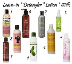 Hair Lotion For Natural Hair, As I Am Hair Products, Design Essentials Hair Products, Eden Bodyworks, Aunt Jackie, Detangling Natural Hair, Detangling Spray, Camille Rose, Low Porosity