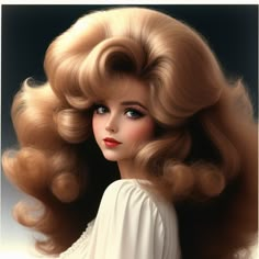 Big Voluminous Hair, Long Hair Volume, 80s Big Hair, Oc Hair, Natural Hair Growth Oil, Human Oddities, Kitten Drawing